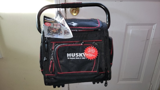 New Husky Total tool bag with tool wall