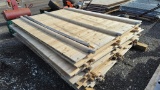 Wood fence panels