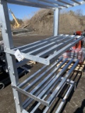 Aluminum storage rack