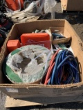 Misc lot of air hose , banding and misc