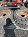 4 -skid Steer Tires With Rims