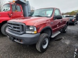 2002 Ford F250 Pick Up, Vin# 1ftnf21l72ec48714,