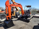 hitachi zaxis 50u mini excavator, meter reads