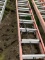 Fiberglass extension ladder