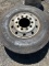 Tire with rim 315/80R22.5