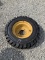 Skid steer tire with rim 10-16.5