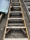 Husky fiberglass ladder