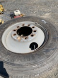 3 tires with rims 11R22.5