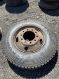 Tire with rim 10R22.5