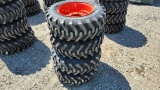 (4) New 10-16.5 Skidsteer Tires and Rims