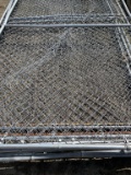 5- chain link fence sections