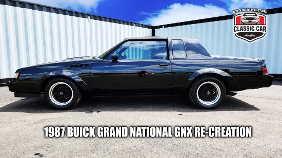 1987 Buick Grand National Gnx Re-creation