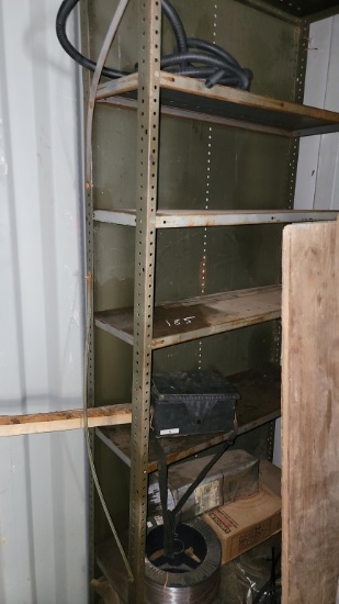 Metal Rack With Contents