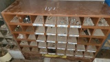 Nut and Bolt Cabinet with Contents