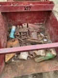 Metal bin with contents