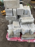 Pallet of concrete block