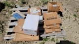 Pallet - assorted terex stock, filters. Parts