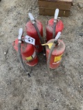 4- fire extinguishers