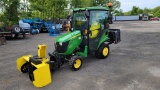 John Deere 1025r Tractor With Snow Blower