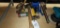 Lot of hand tools, chisels, hammers. Clamp, pipe