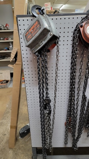 Cm hurricane 1 ton chain hoist