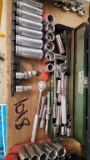 Lot - sockets and wrenches