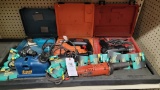(4) Assorted electric drills and drill doctor