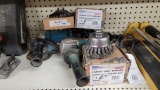 (2) makita angle grinders with wire cups