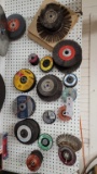 Lot: wire wheels and cuttoff blades