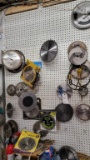 Wall Lot: Assorted saw blades