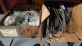 Assorted belts and misc. Electrical parts