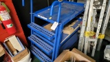 Rolling stairs with tool cart