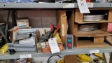 Shelf: steel tubing, assorted hardware