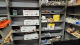 Contents of shelves: cu testers, inner tubed, etc