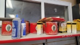 Prince Albert tobacco cans, marking crayons