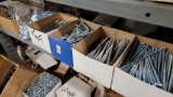 Shelf: assorted bolts screws and washers