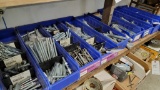 Shelf: assorted large cap screws, lag bolts