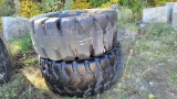 (2) 26.5-25 loader tires