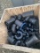 Bin of miscellaneous ABS plumbing fittings