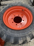 4 new skid steer tires with rims 10X16.5