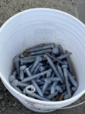 Bucket of 5” lag bolts