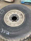3 tires with rims 37X12.5 R16.5