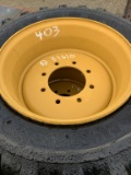 4- new skid steer tires with rims 10-16.5