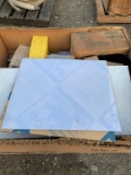 Pallet lot of plexiglass and misc hardware