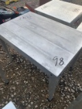 Metal table 24”X36”
