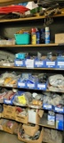 Cabinet lot - assorted truck and trailer parts