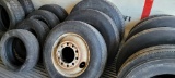 (3) assorted 22.5 tires
