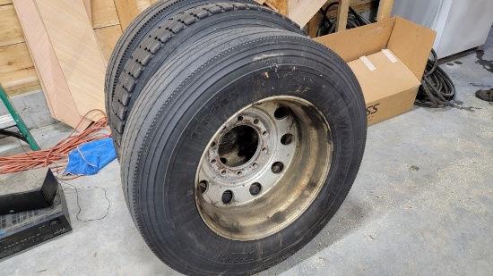 (3) 11R24.5 Tires