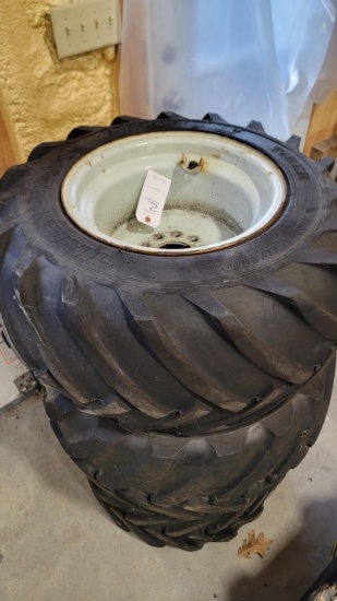 (3) Skidsteer Tires with Rims