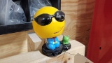 Cool Guy in Shades With Frog Pal Bobble Head